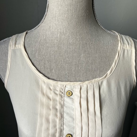 Lush Tuxedo Cream Color Tank Size S - Picture 3 of 8